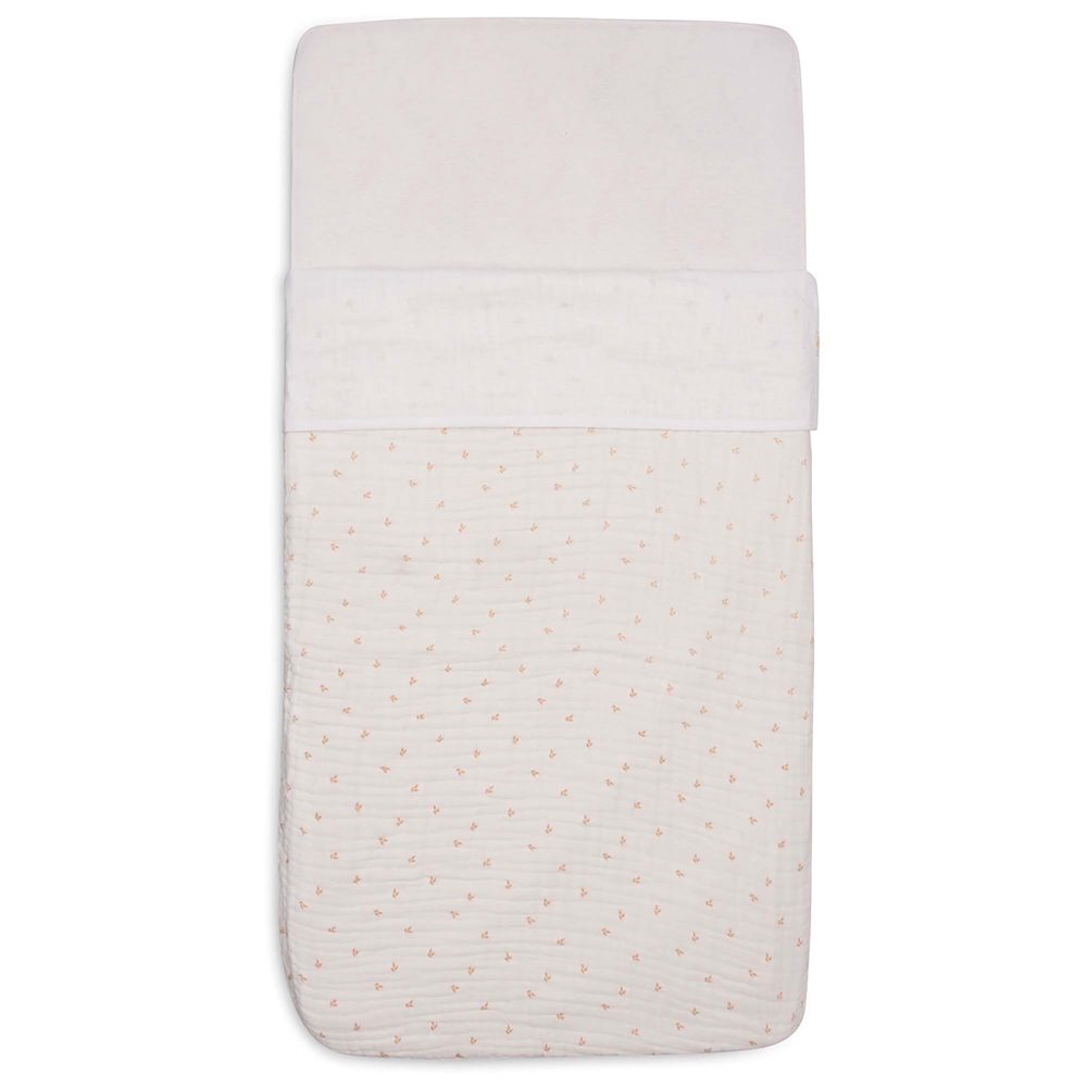 Jollein wieglaken slub - White