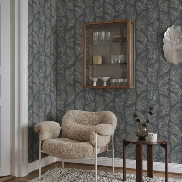 Sandberg Grace Behang - Midnight Blue – foto 3