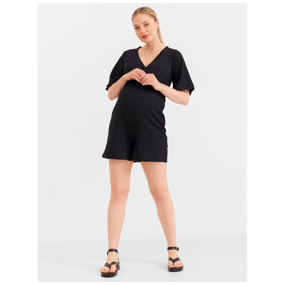 Prénatal zwangerschapsjumpsuit - Black