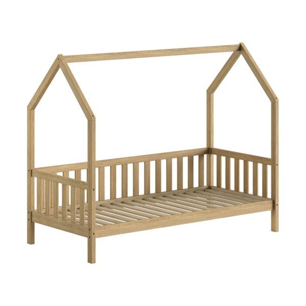 Vipack Huisbed - Nature - 90x200 cm - Eik