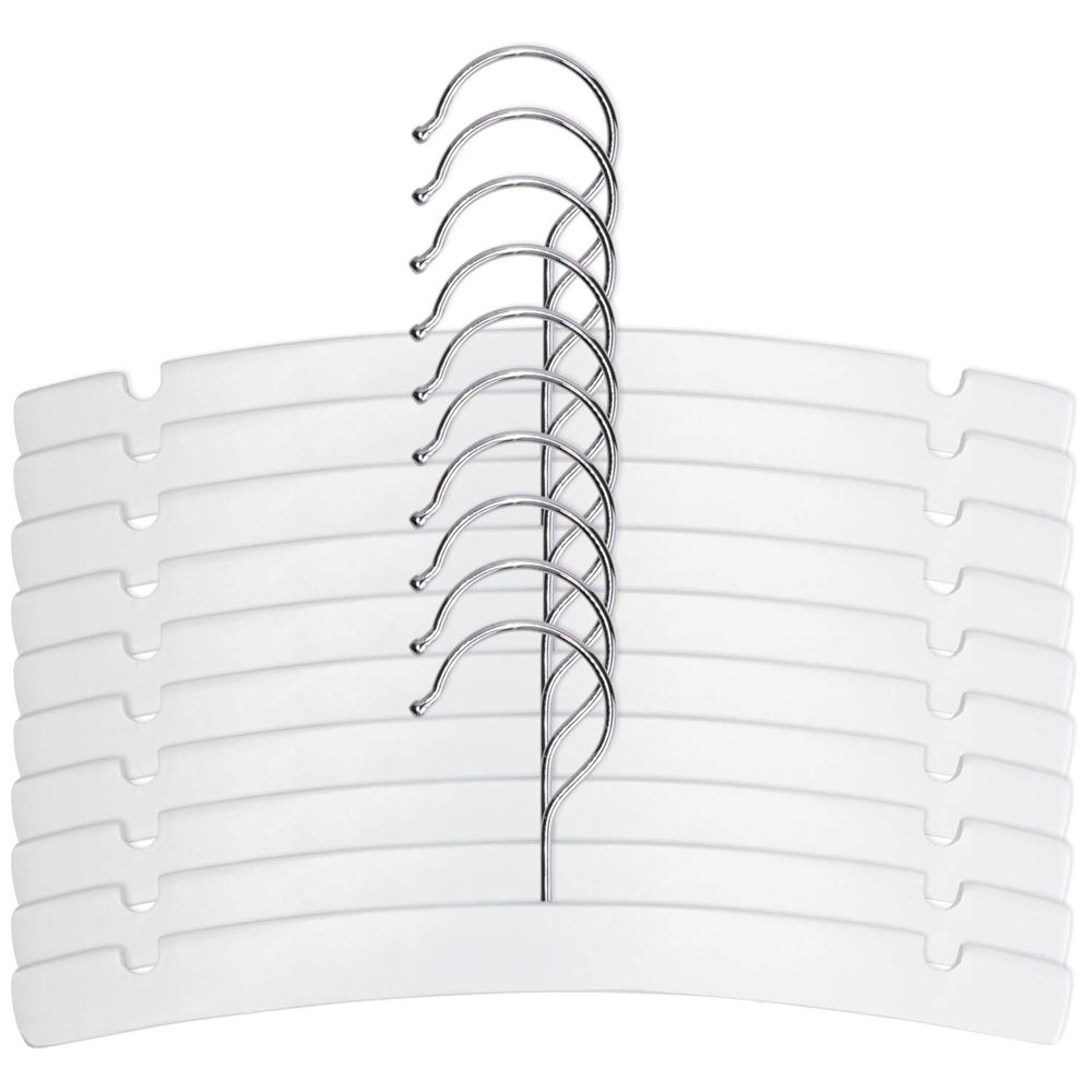Prénatal kledinghanger hout 10 stuks - White