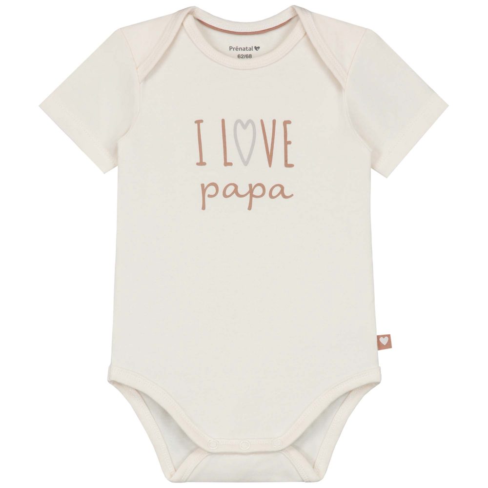 Prénatal romper i love papa - White