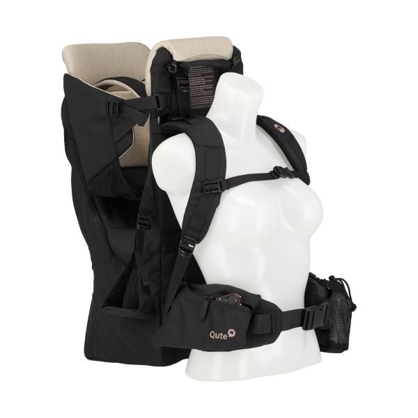 Qute Q-Nomade Kinderdrager - Zwart – foto 9