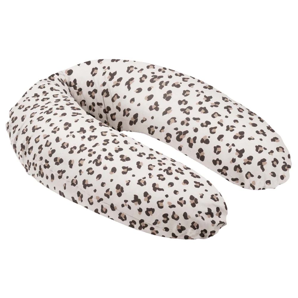 Doomoo Buddy voedingskussen - Leopard Cream