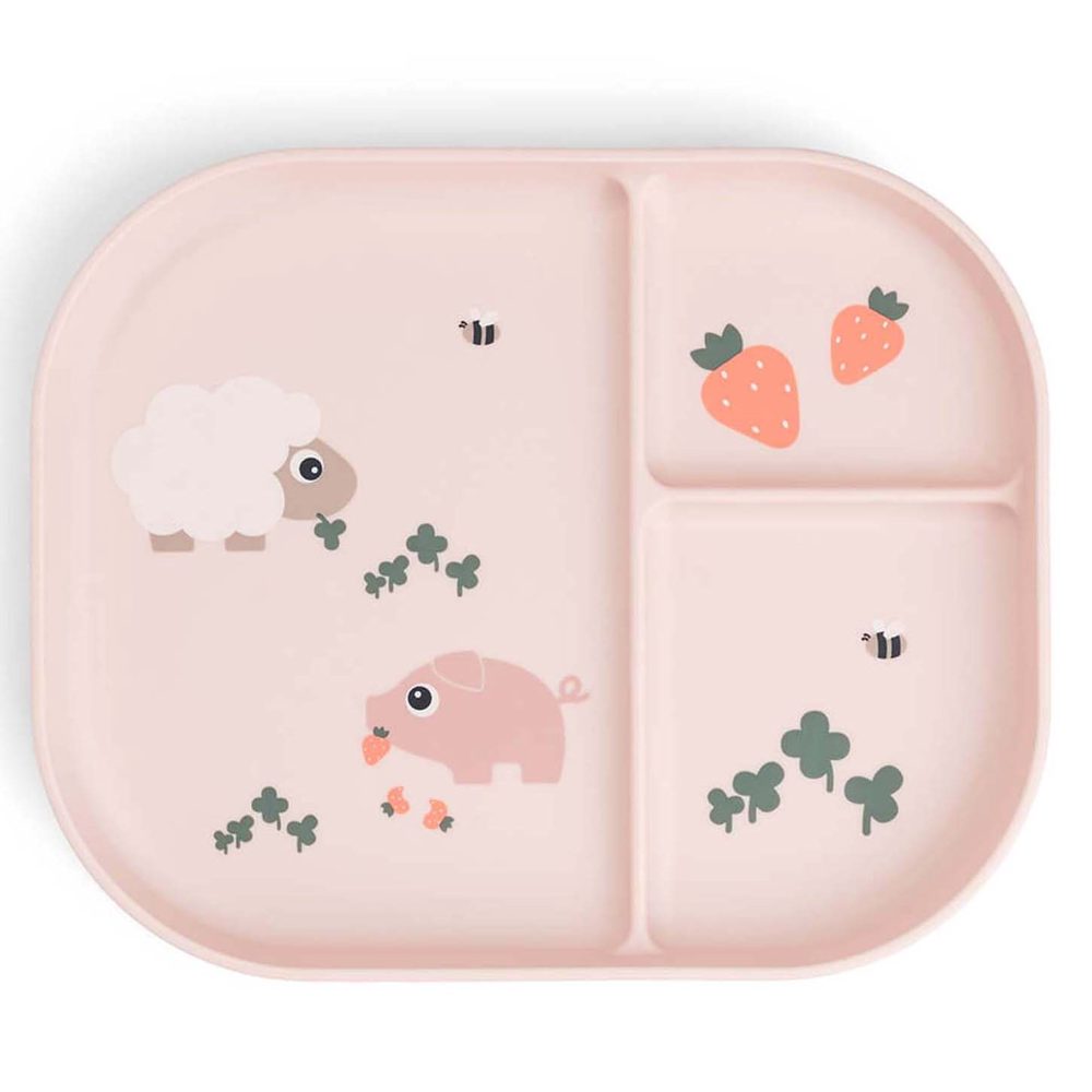 Done by Deer vakjes bord - Light Pink