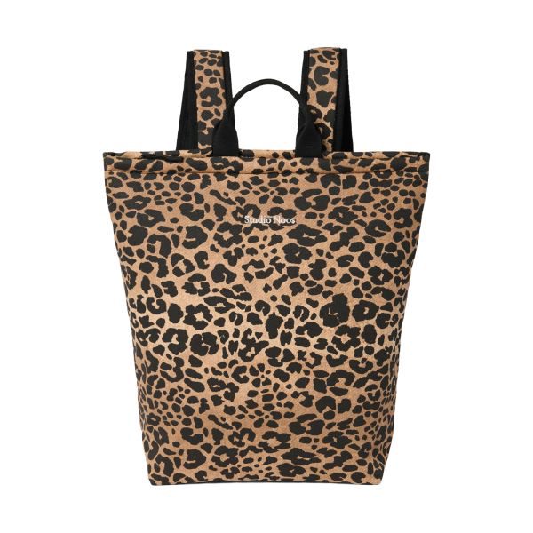 Studio Noos Rugzak - Brown Soft Cotton Leopard