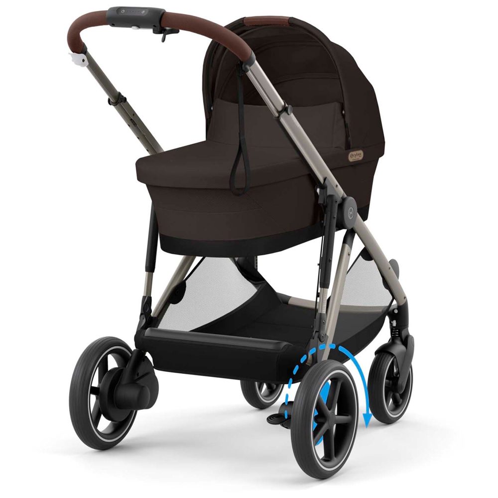 Cybex E-Gazelle S frame met zit - Chocolate Brown – foto 2