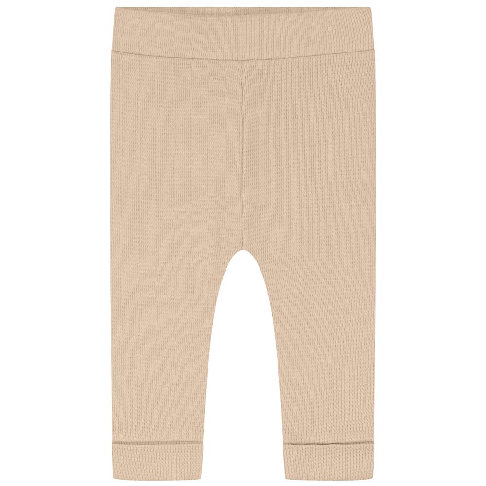 Prénatal newborn broek wafel - Light Sand Brown