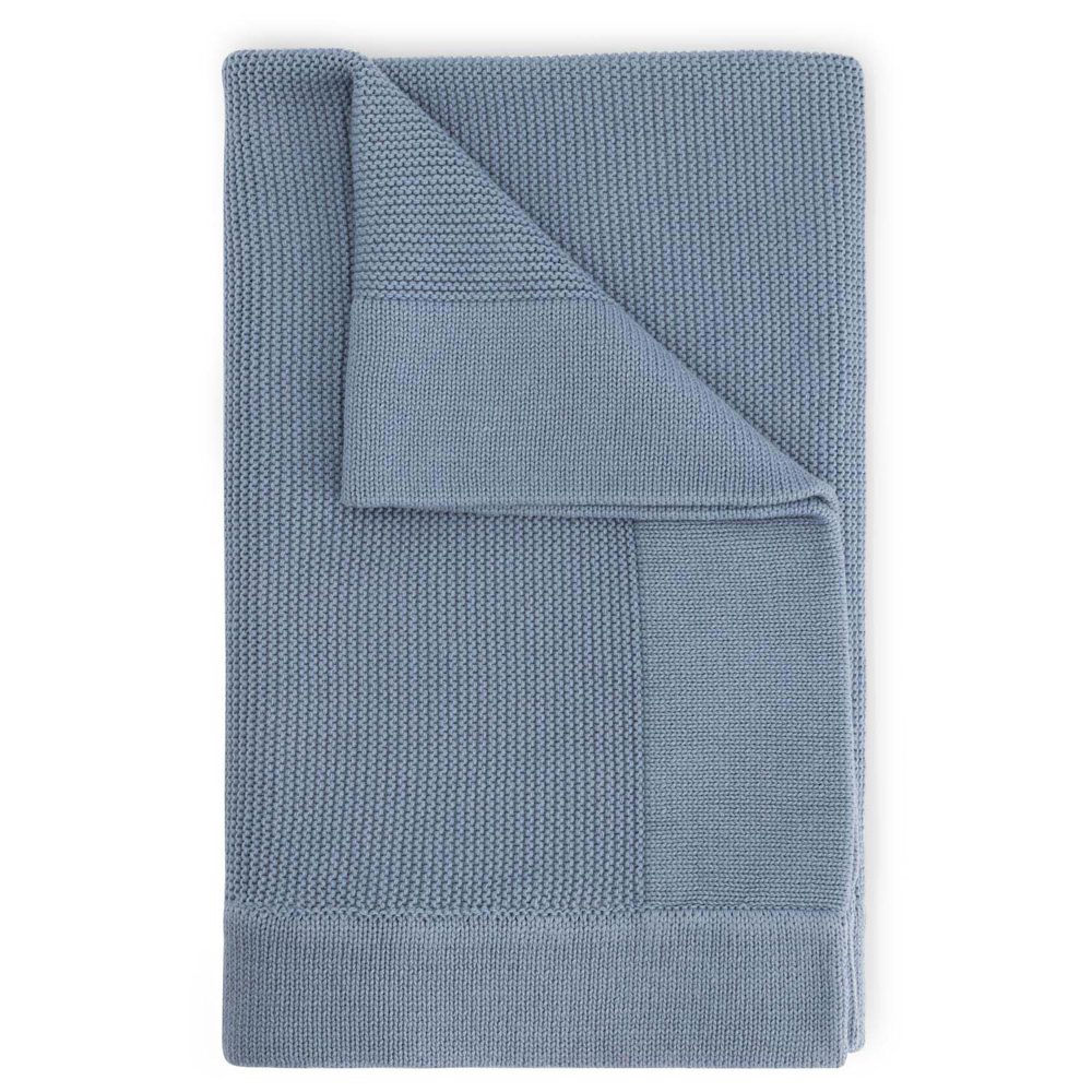 Prénatal wiegdeken Little Knits - Blue