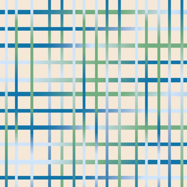 Bibelotte Behang - Grid Groen