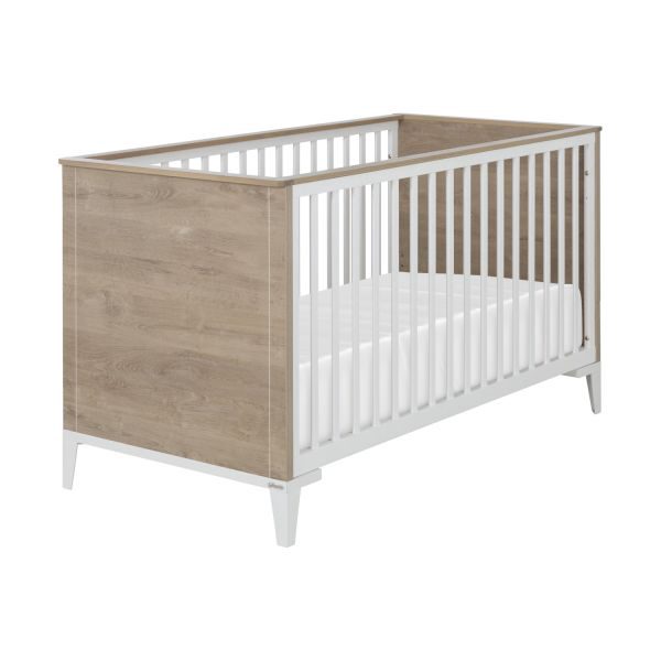 Galipette Marcel Babybed - 70 x 140 cm - Licht Eikenhout - Wit