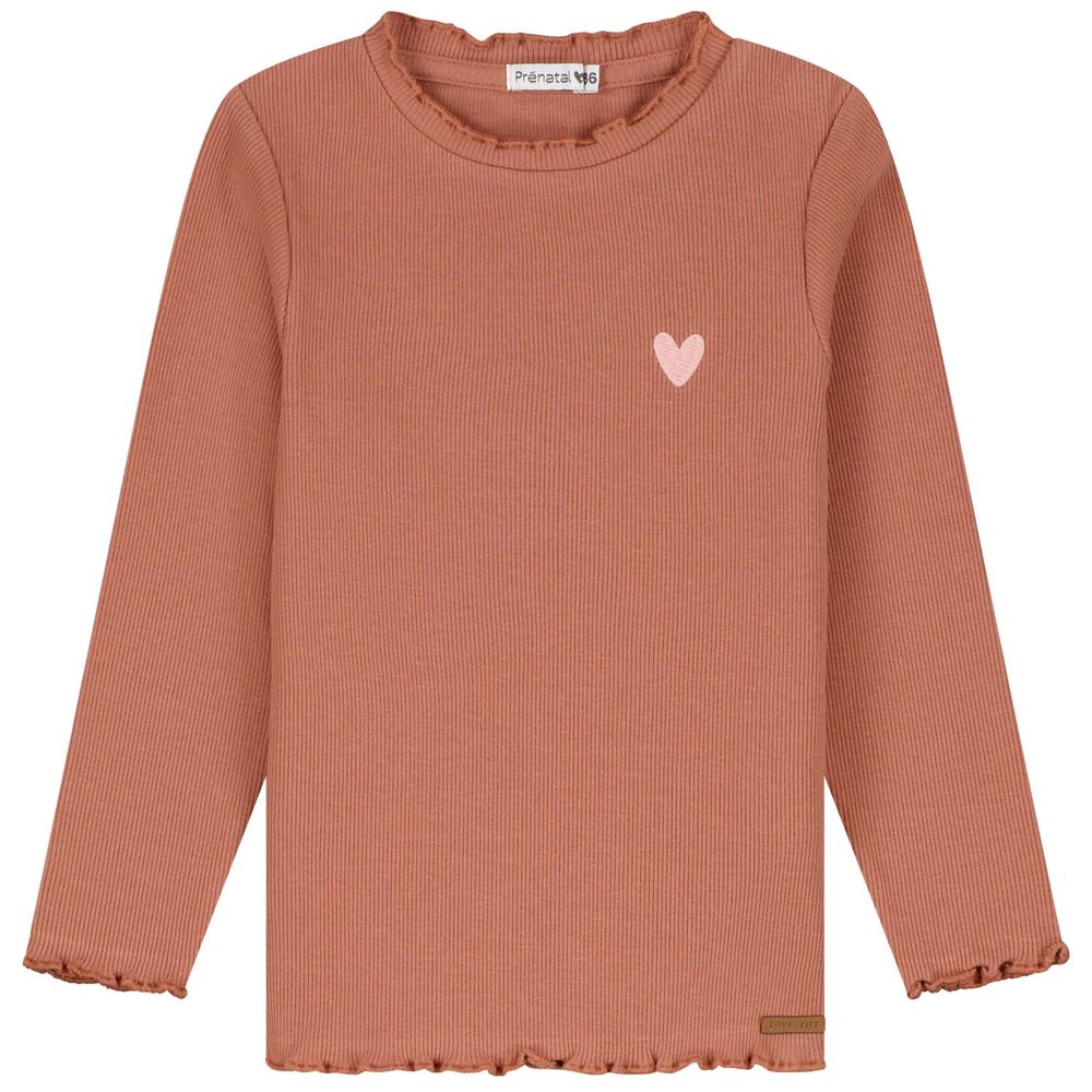 Prénatal baby shirt - Dark Sienna