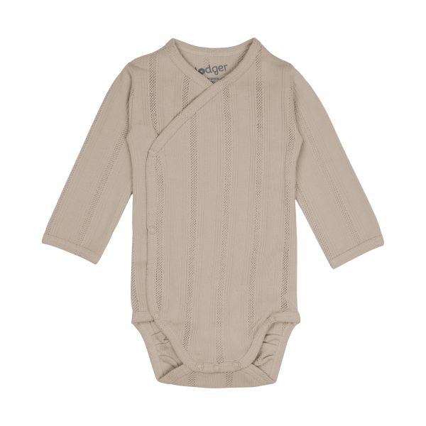 Lodger Romper Lange Mouw Pointelle - Maat 62 - Shell