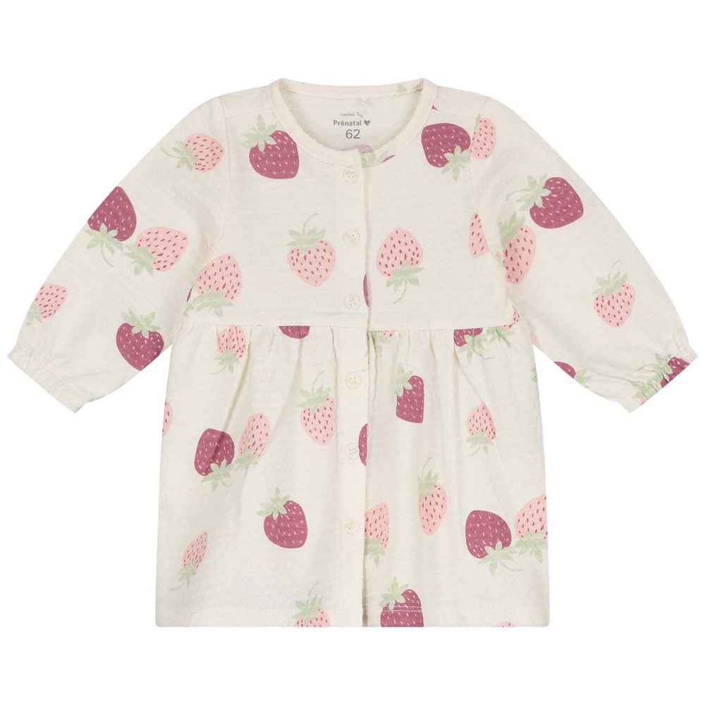 Prénatal newborn jurk - Ivory White