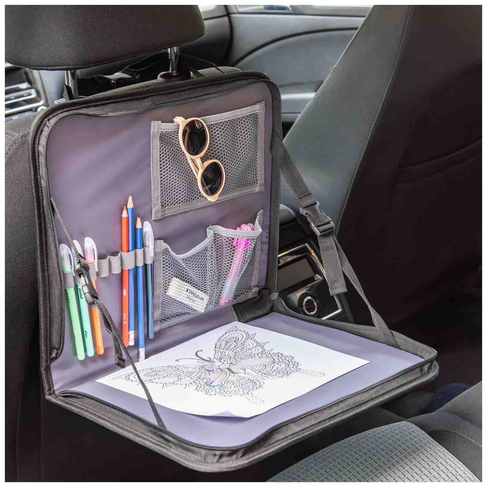 Dooky back seat travel tray - Grey