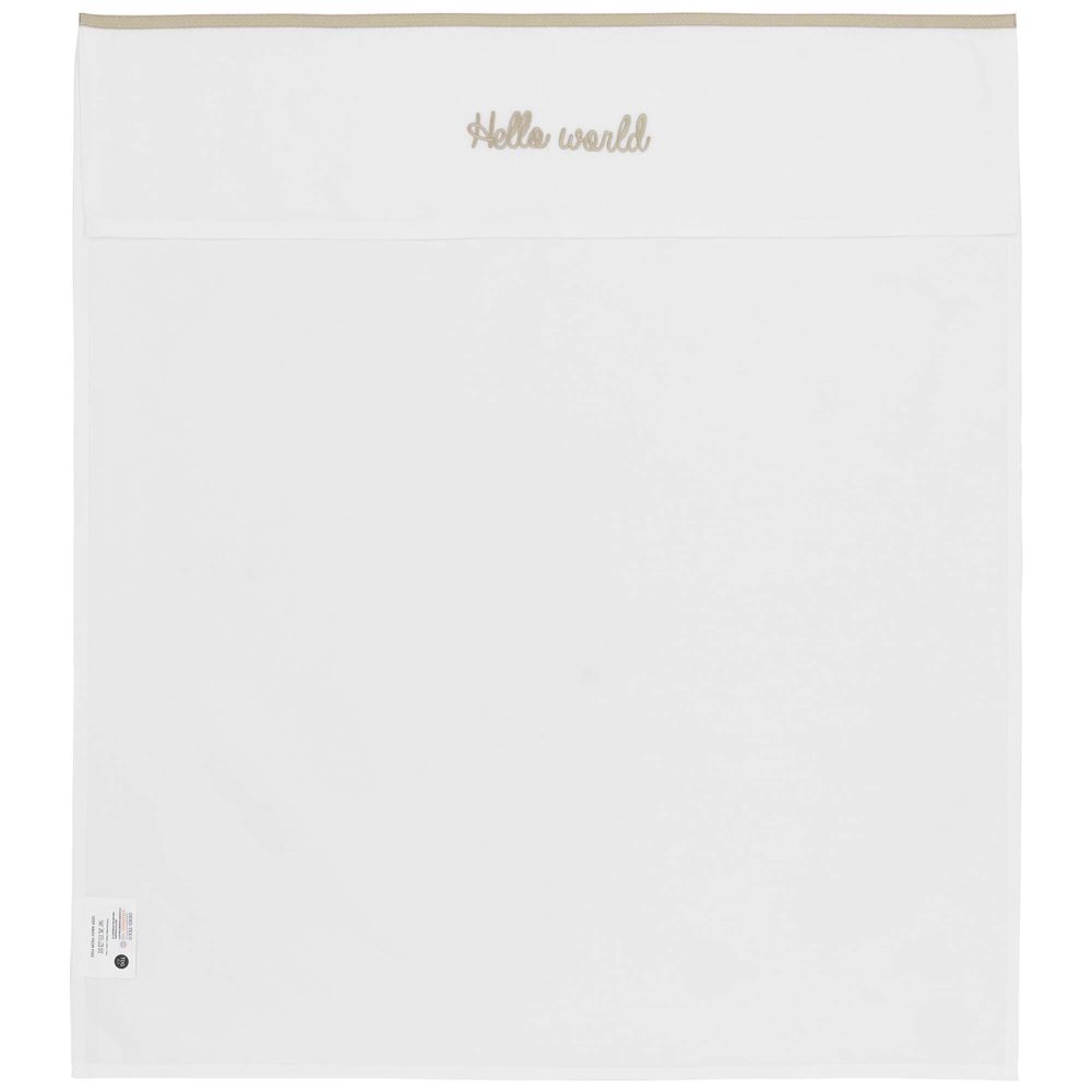 Meyco ledikantlaken Hello World - White
