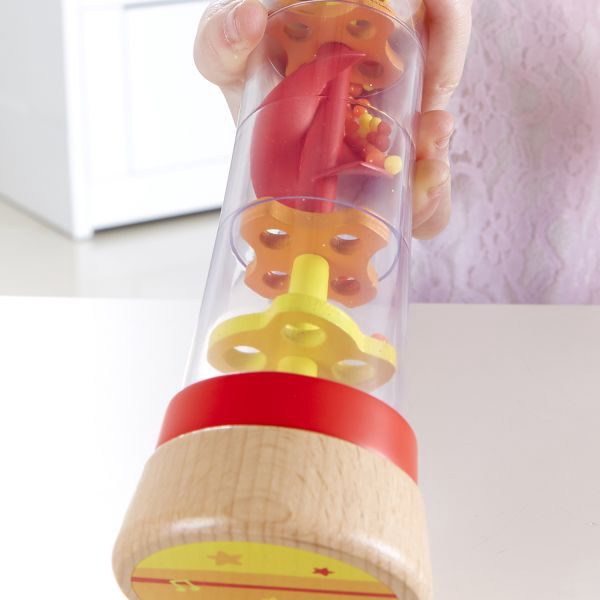 Hape Regenmaker met Kralen - Rood – foto 7
