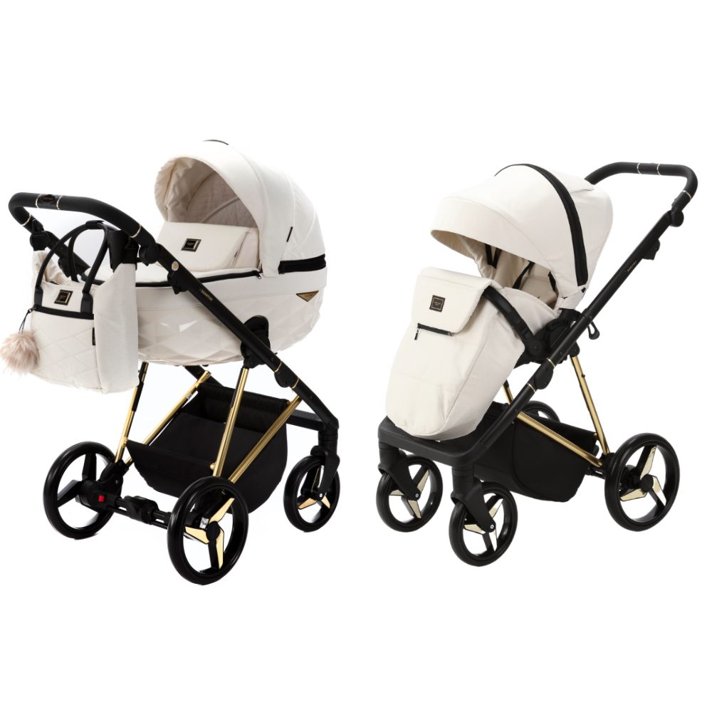 Kinderwagen Adamex Quantum Beige Star