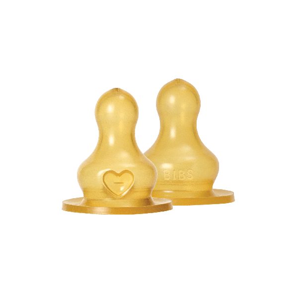 BIBS Flesspeen Rond - Slow Flow - 2 Pack - Latex