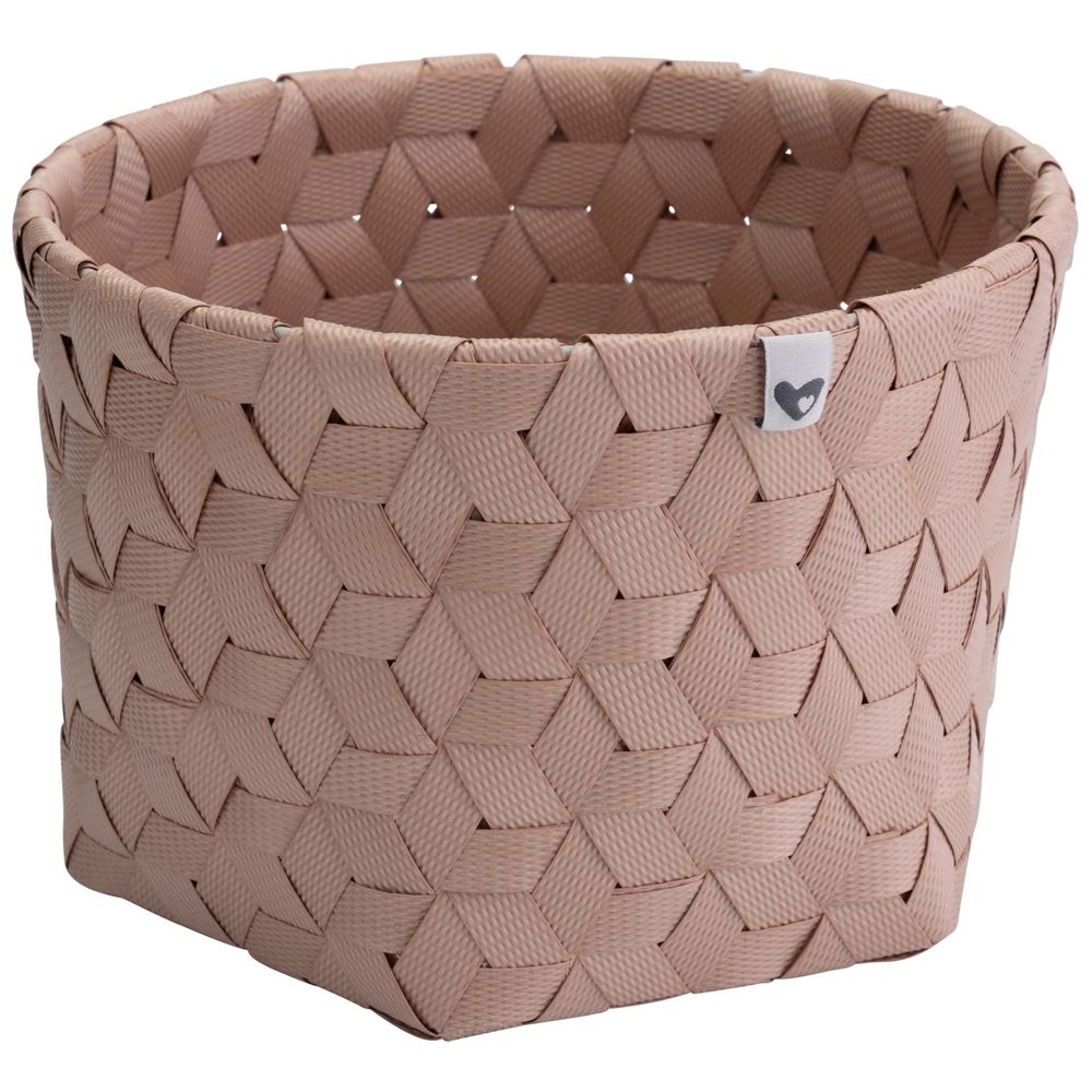 Prenatal mandje rond hexagon - Light Pink