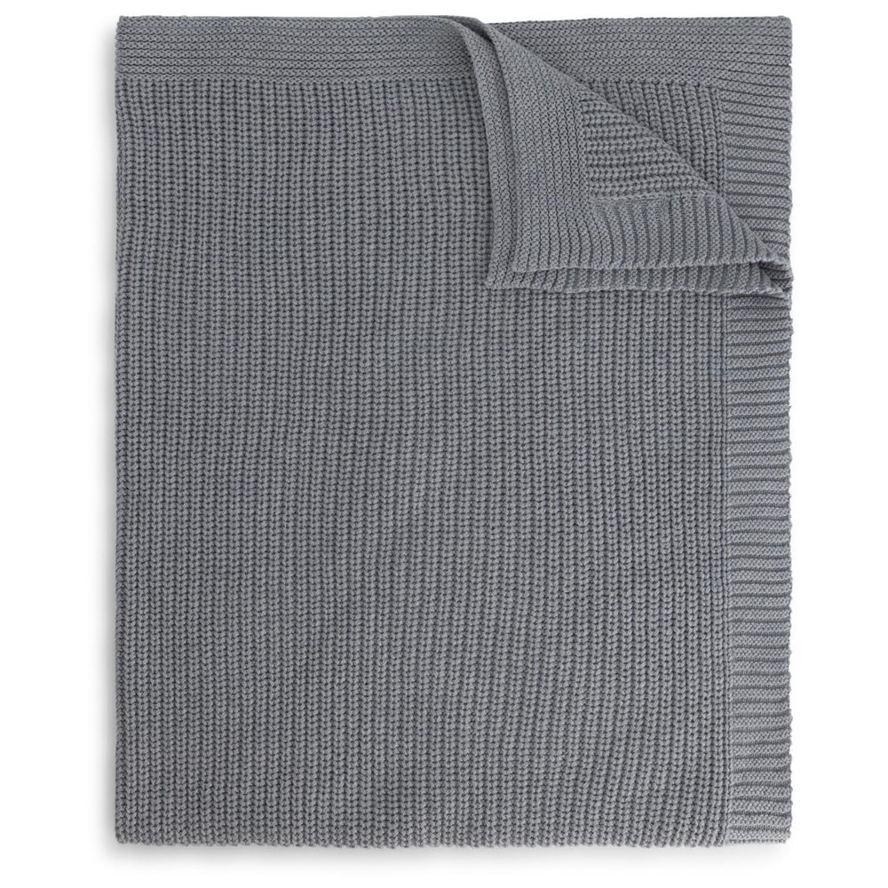 Sweet Petit Mini ledikantdeken - Soft Blue Grey