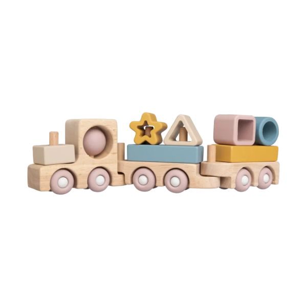 Baby's Only Speelgoedtrein - Hout - Opal