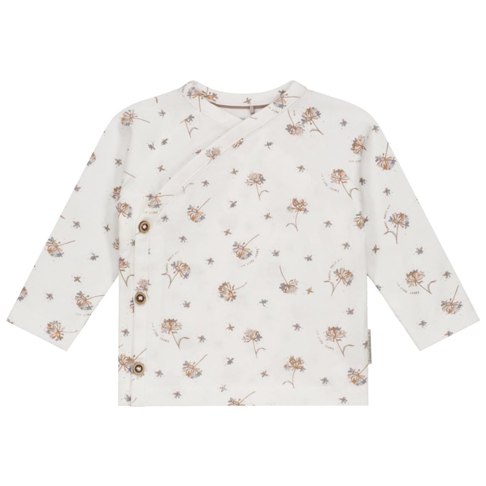 Sweet Petit Mini overslagshirt - Ivory White