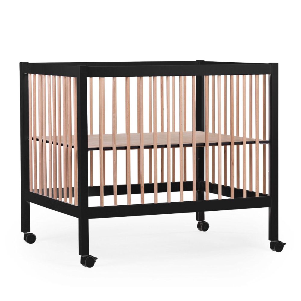 Box + Wielen Childhome Black/Naturel