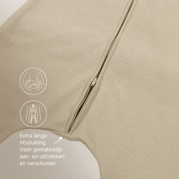 Meyco Studio Jumper Ongevoerd - Classic Sand - 104 cm – foto 3