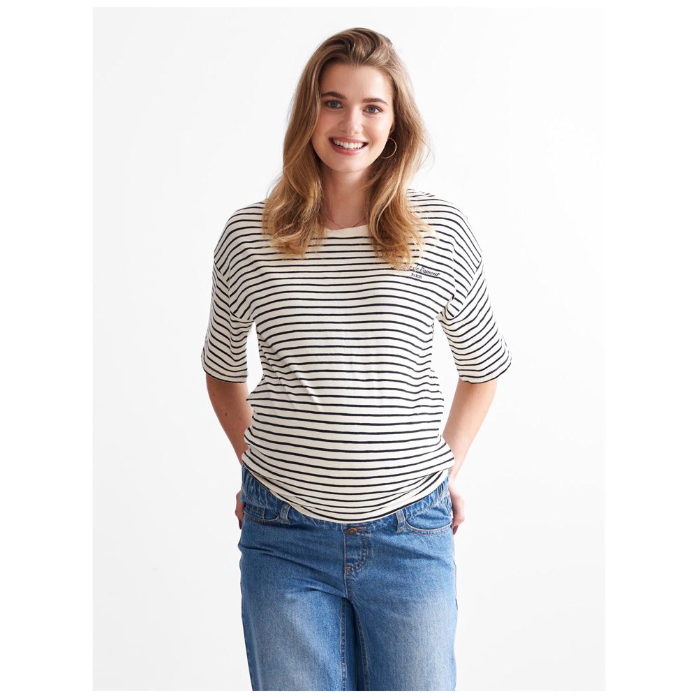 Prénatal zwangerschaps T-shirt - Ecru