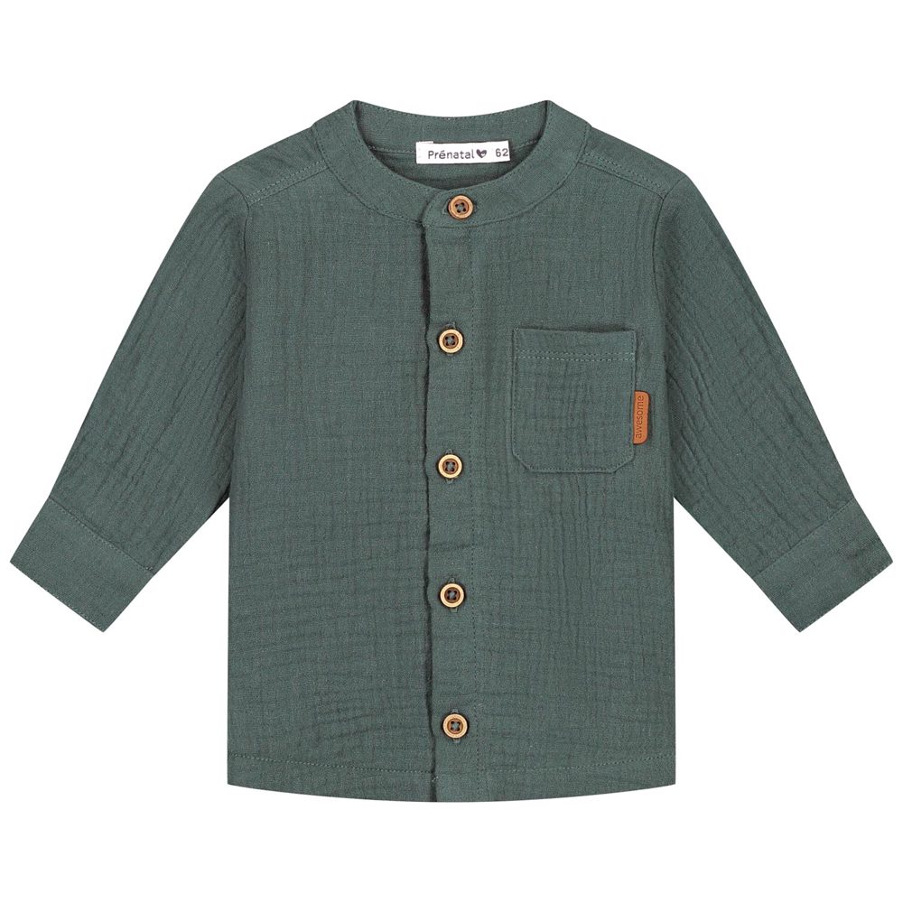 Prénatal baby blouse - Dark Green Blue