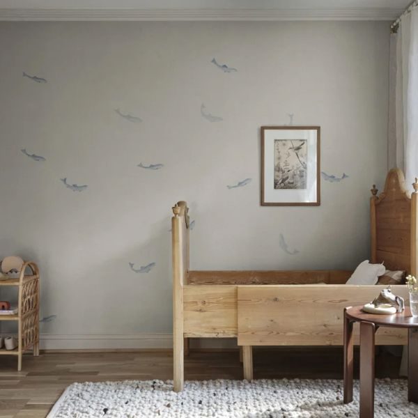 Sandberg Hav Behang - Misty Blue m² – foto 3