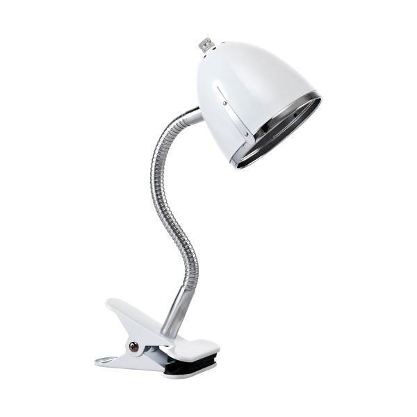 LIFETIME Kidsrooms Knijplamp Wit / Chroom