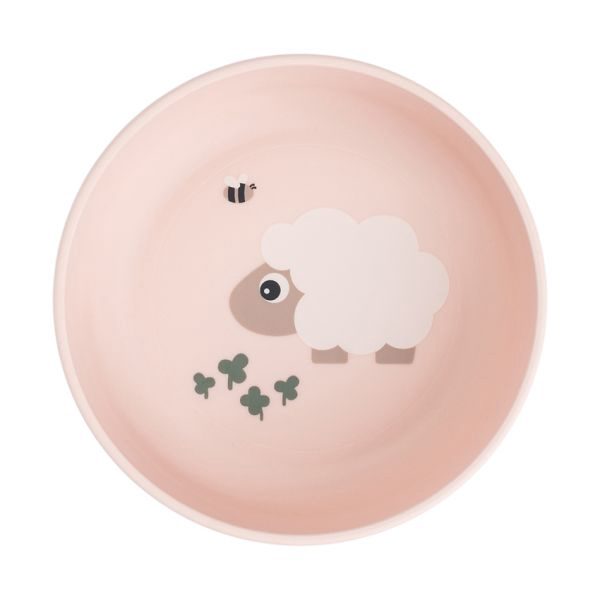 Done By Deer Bord - Tiny Farm - Rond - 14 cm - Powder