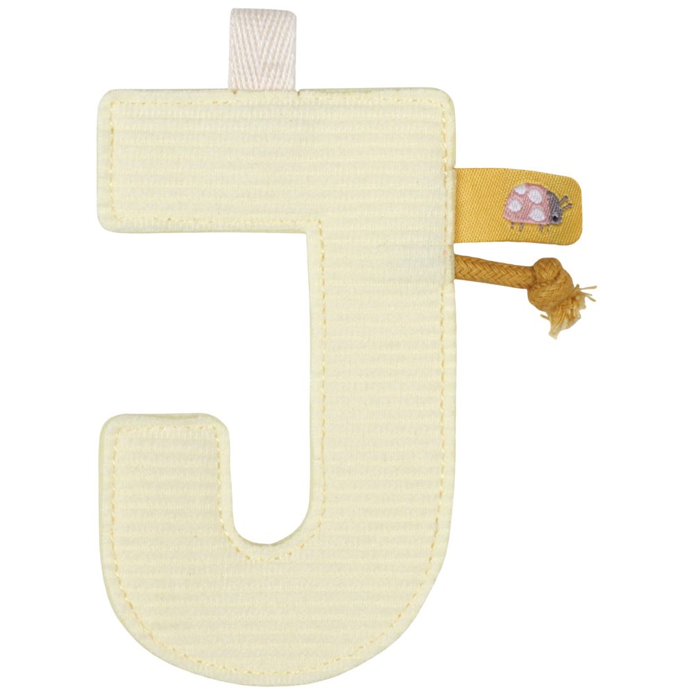 Little Dutch letterslinger J - Lightyellow