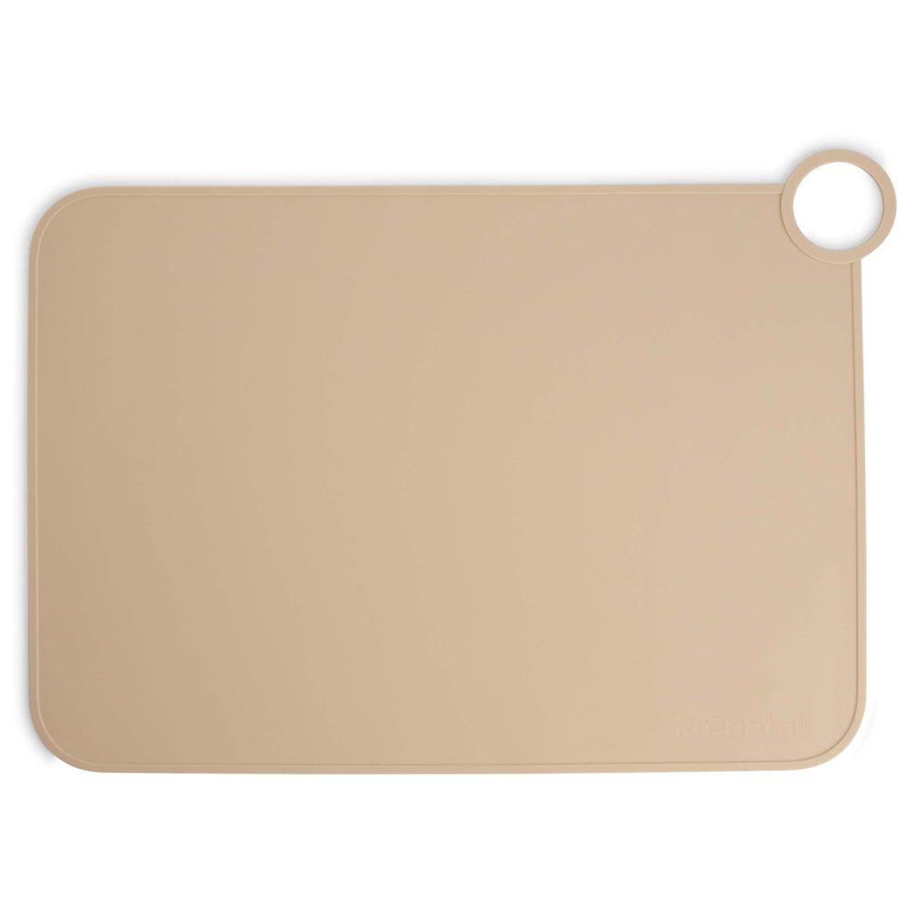 Prénatal siliconen placemat - Light Sand Brown