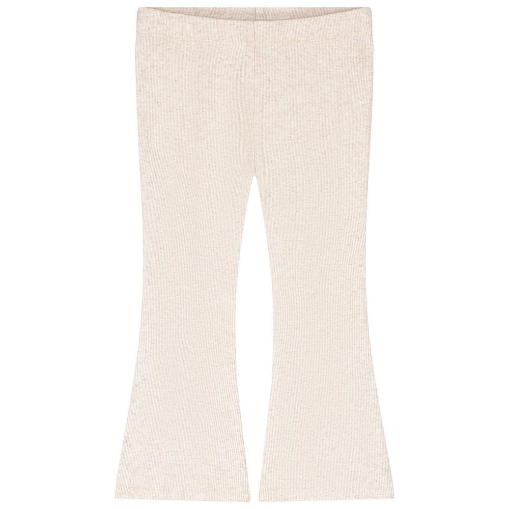 Prénatal peuter broek flared - Light Brown Melange