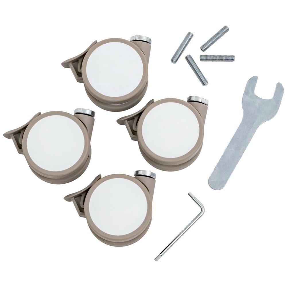 Stokke Nighti bed wieltjes - Beigebrown