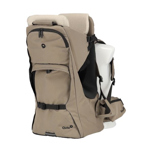 Qute Q-Nomade Kinderdrager - Bruin  – foto 11
