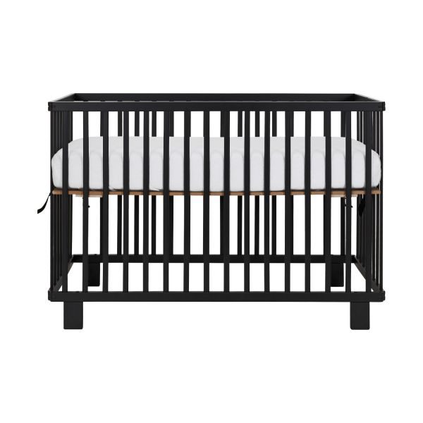 Puck Ledikant 60x120 Inklapbaar - Zwart