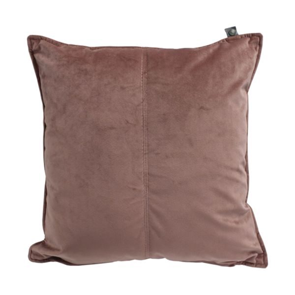 Overseas Middlestitch Velours Kussen Blush 45 x 45 cm