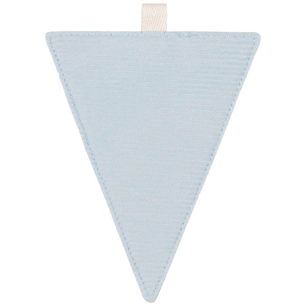 Little Dutch letterslinger vlag - Midblue