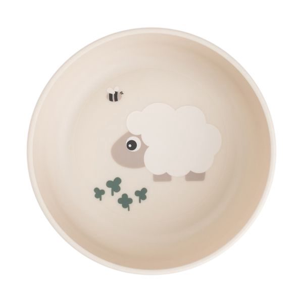 Done By Deer Bord - Tiny Farm - Rond - 14 cm - Sand