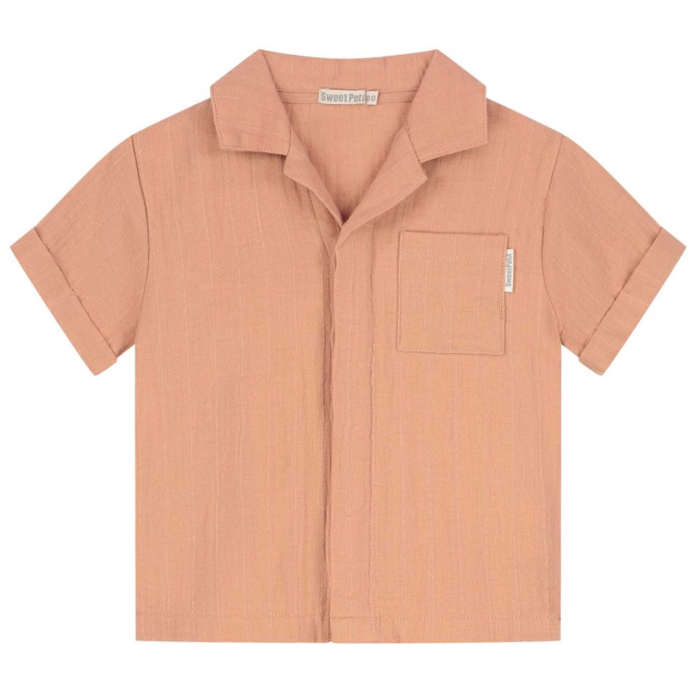 Sweet Petit peuter blouse - Orange Brown