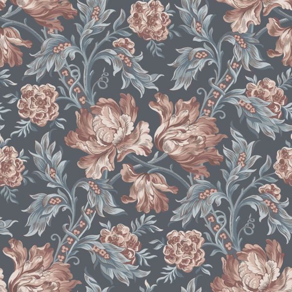 Sandberg Amelia Behang - Indigo Blue