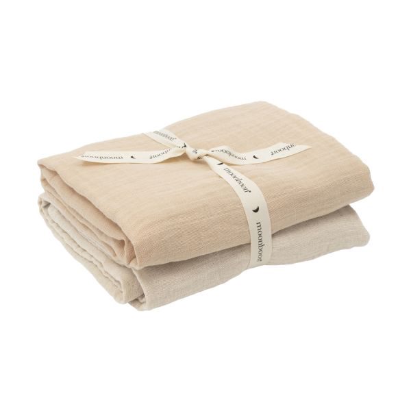Moonboon Hydrofiele Doeken - Rose Mix - 2-Pack