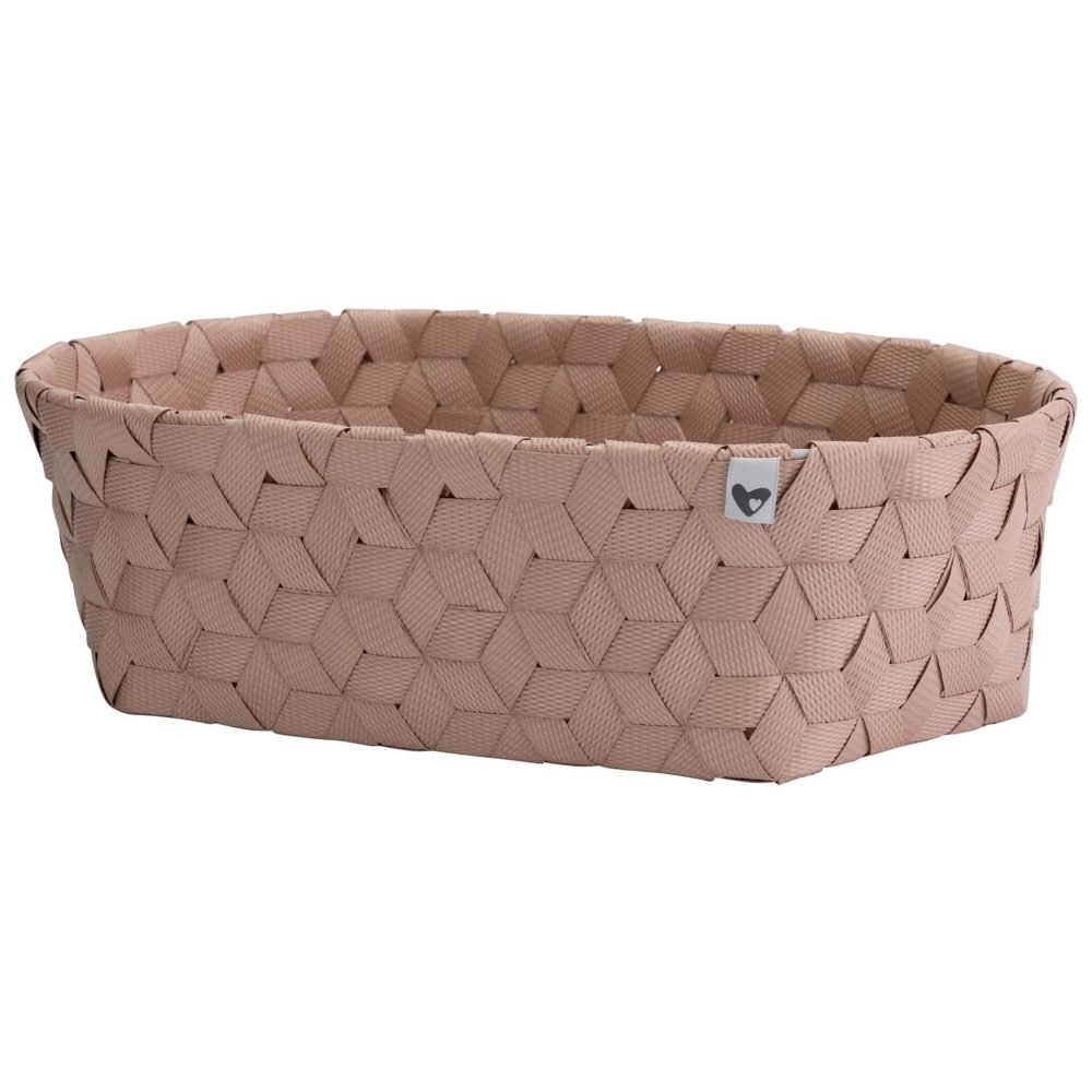 Prenatal mandje ovaal hexagon - Light Pink