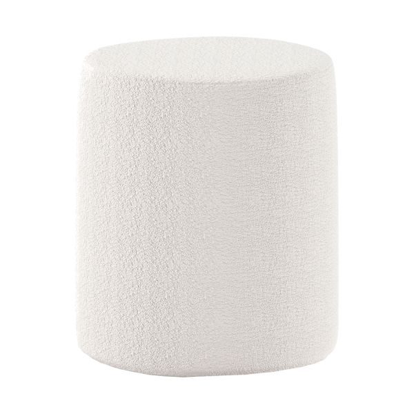 Vipack Moon Nachttafel - Boucle Wit