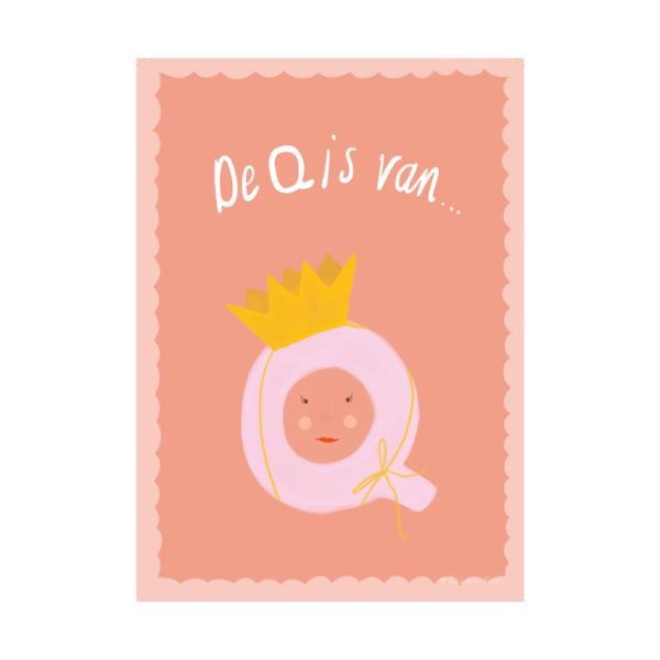 Studio Pieni Alfabet Poster A4 - Q