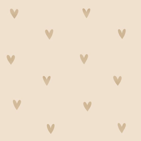 Estahome Hartjes Behang - Beige